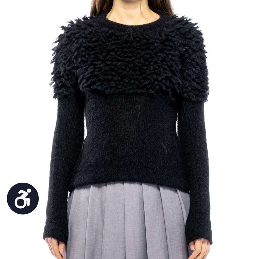 NWT toit volant black aurelie alpaca sweater medium